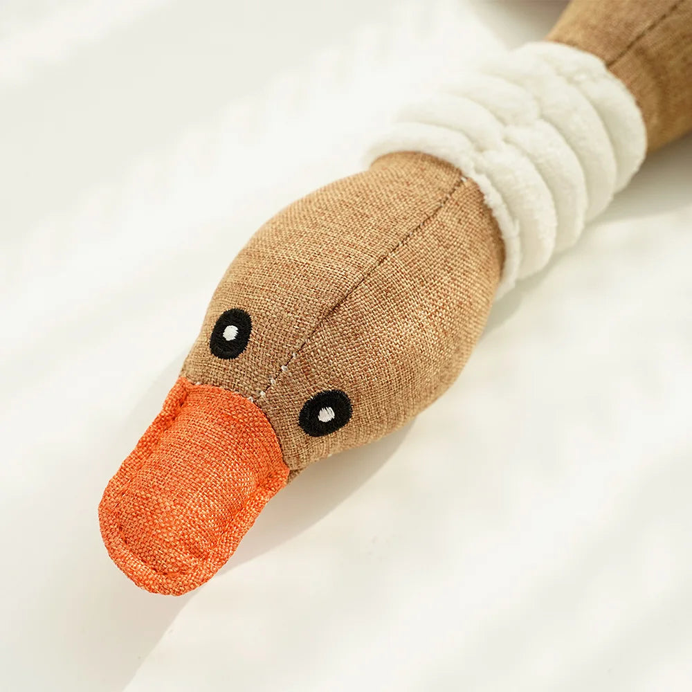 Geese Sound Pet Toy - Bite-Resistant, Teeth Cleaning Toy for Dogs & Cats