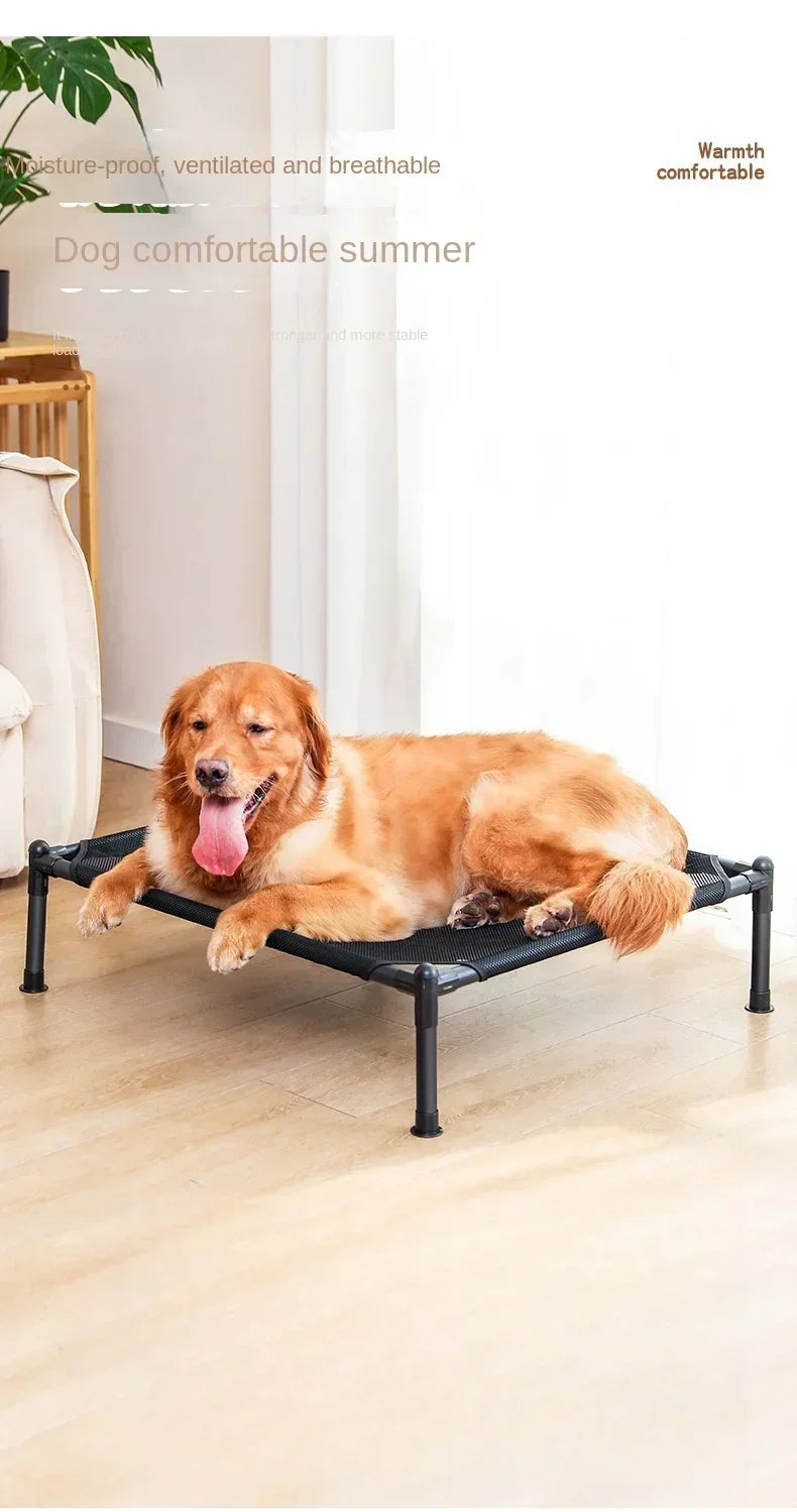 Folding Portable Pet Bed - Washable All-Season Dog & Cat Camping Bed