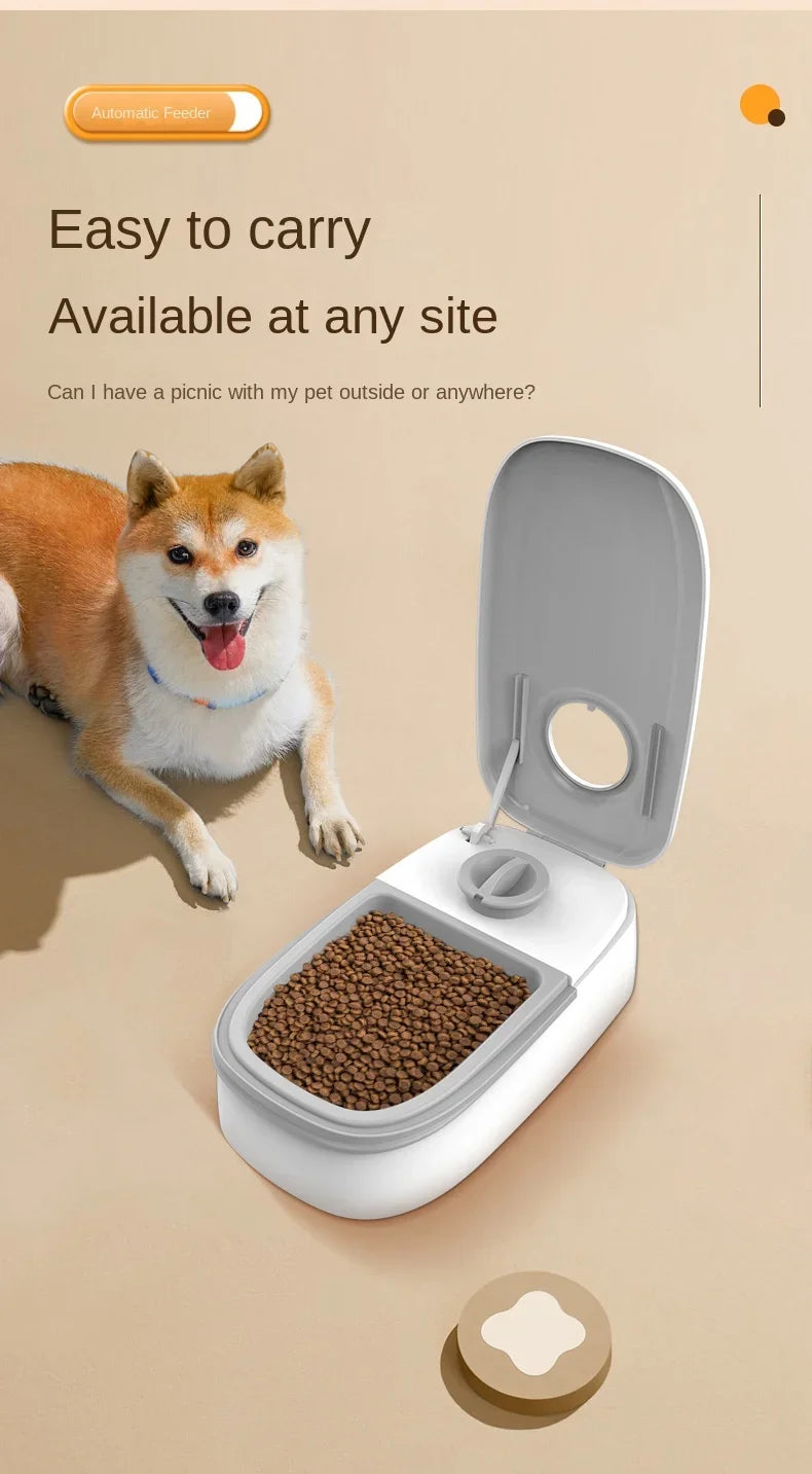Smart 4L Automatic Pet Feeder - APP & WIFI Controlled for Dogs & Cats