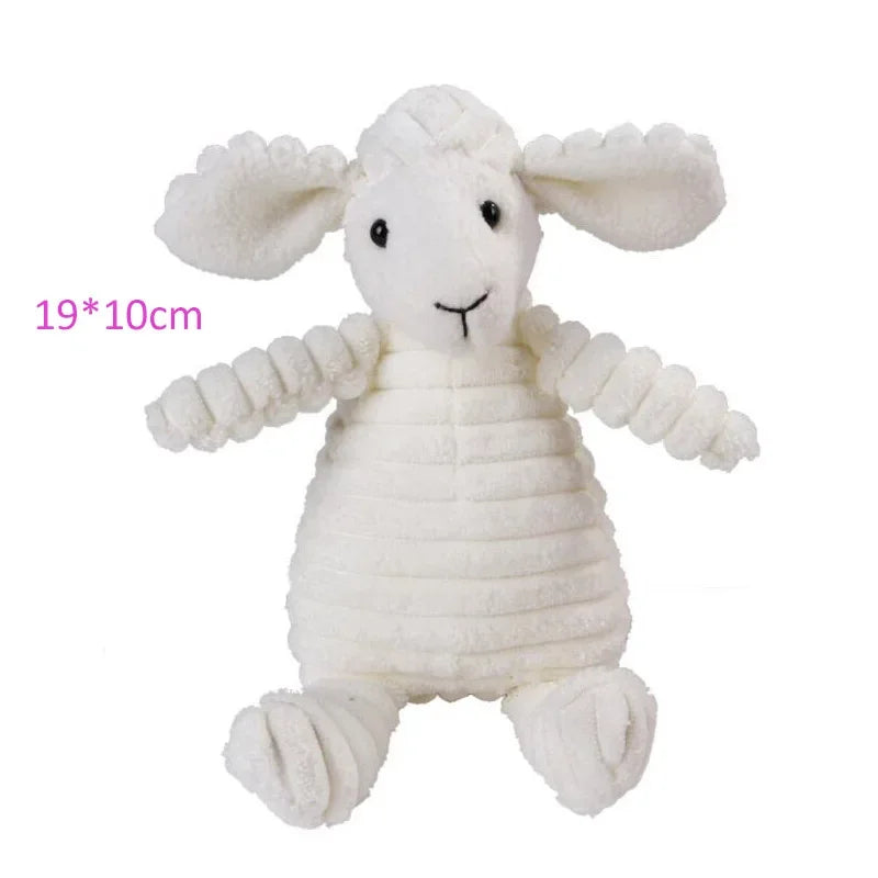 Plush Squeaky Dog Toy - Bite-Resistant Animal Toy for Puppies & Dogs