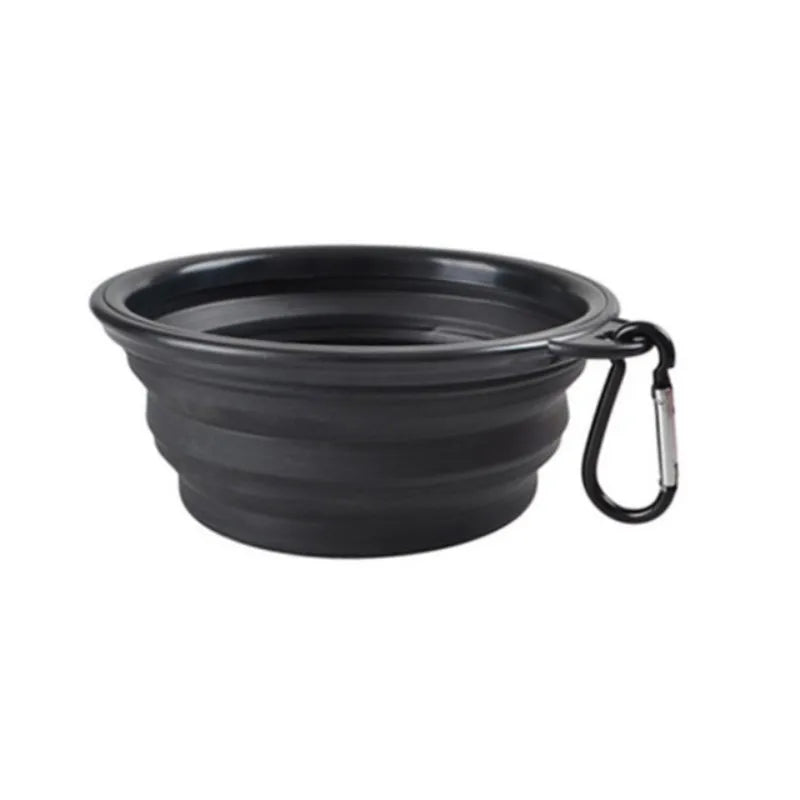 Portable Silicone Collapsible Pet Bowl - Durable Travel Food & Water Bowl