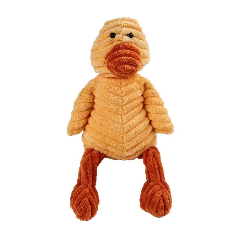 Plush Squeaky Dog Toy - Bite-Resistant Animal Toy for Puppies & Dogs