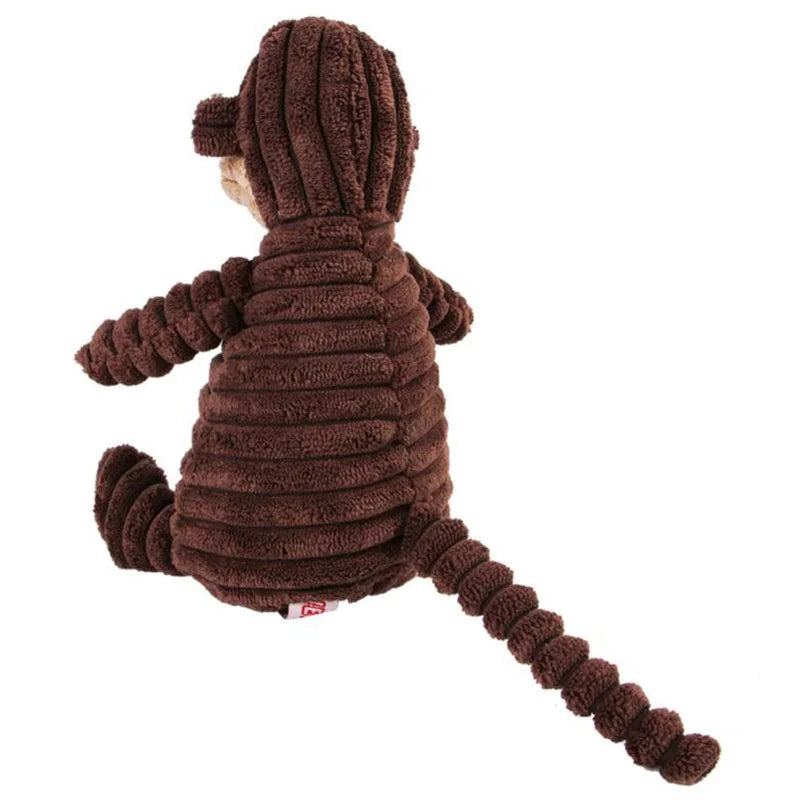 Plush Squeaky Dog Toy - Bite-Resistant Animal Toy for Puppies & Dogs