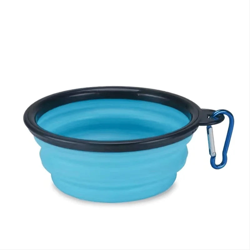 Portable Silicone Collapsible Pet Bowl - Durable Travel Food & Water Bowl