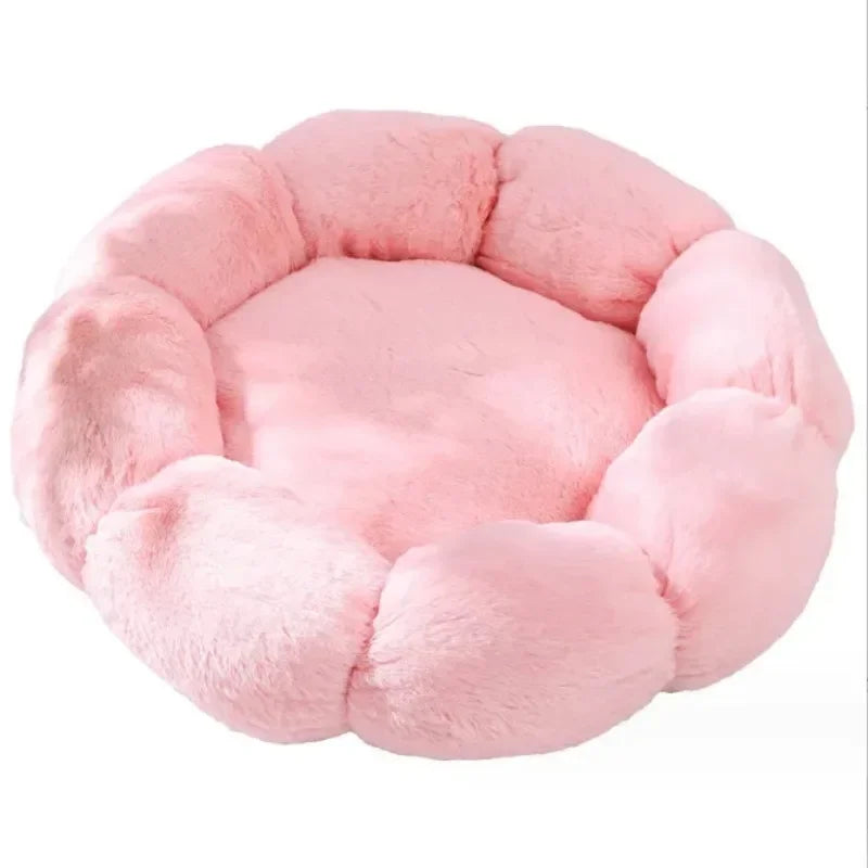 Flower-Shaped Pet Bed – Comfortable Sleep Mat for Large Dogs