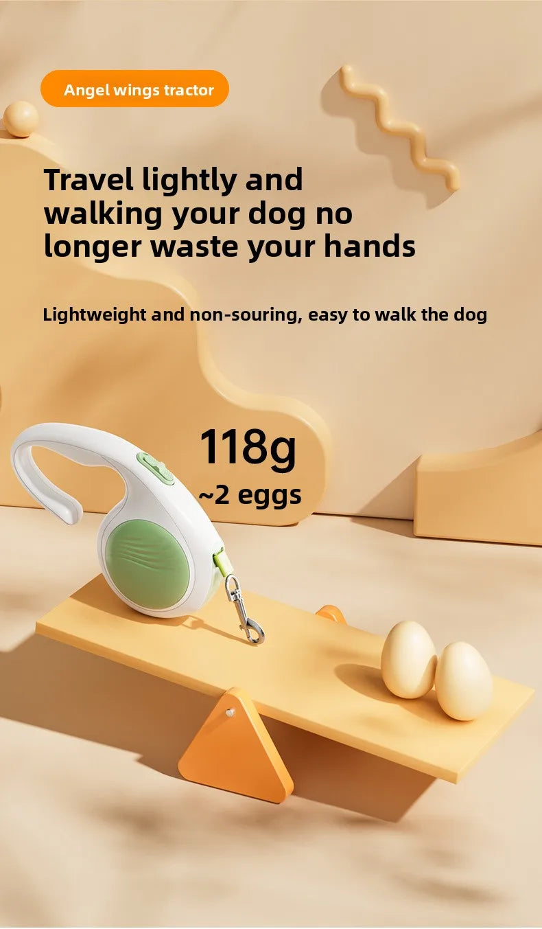 Automatic Retractable Dog Leash for Small Medium Dog Rope Pet Walking Lead with Durable Rope and Comfortable Handle Pet Supplies