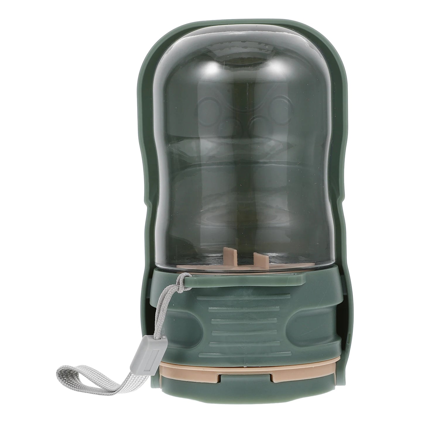 Portable Pet Water Bottle 100ml White Small Size for Dogs Cats Travel Outdoor Dog Feeder Dispenser Bowl Pet Container