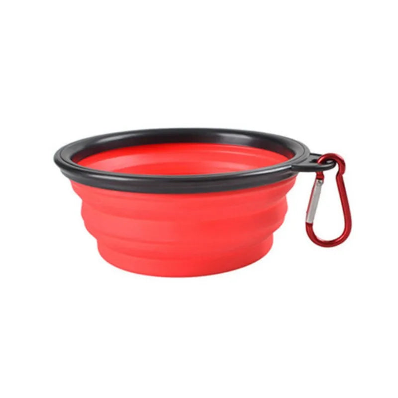 Portable Silicone Collapsible Pet Bowl - Durable Travel Food & Water Bowl
