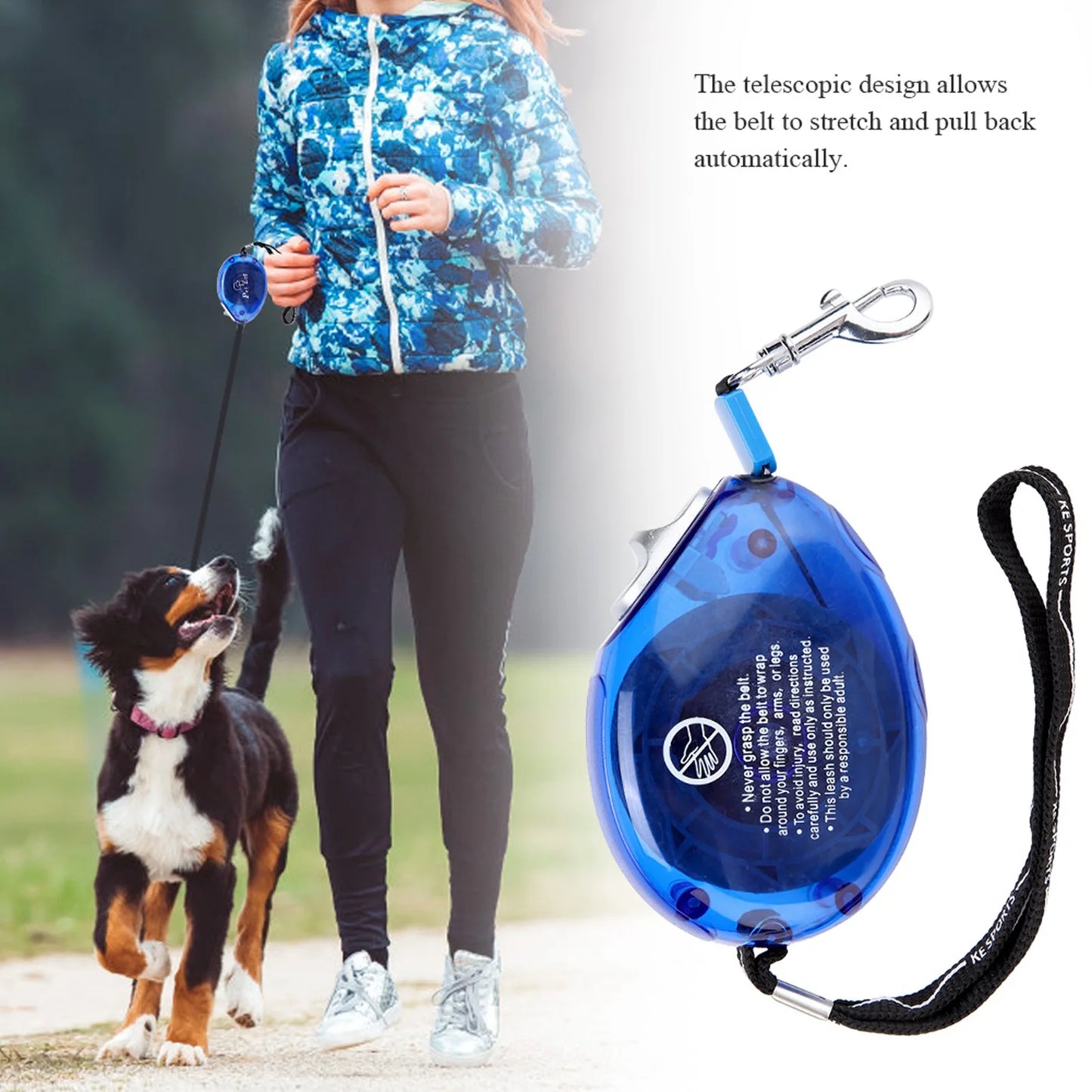 Dog Chain Retractable Dog Leash Small and Medium Dog Collar Automatic Retractable Dog Leash Puppy Traction Chain Dog Collar