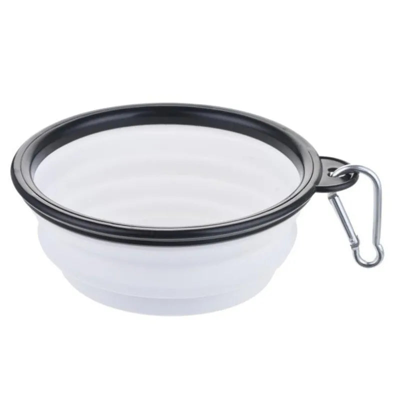 Portable Silicone Collapsible Pet Bowl - Durable Travel Food & Water Bowl