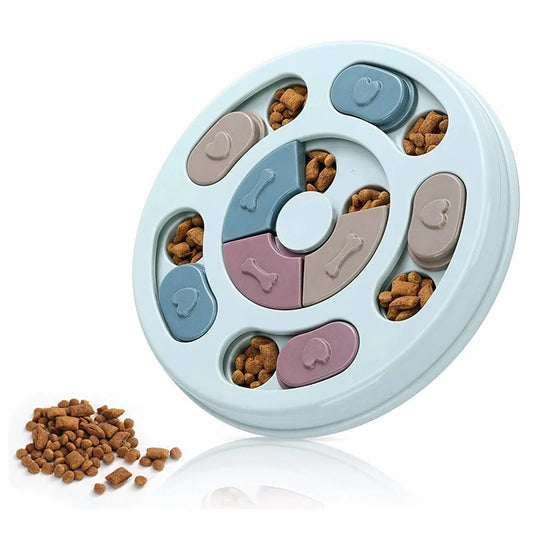 Interactive Slow Feeder Toy - Dog Training & Boredom Relief Bowl