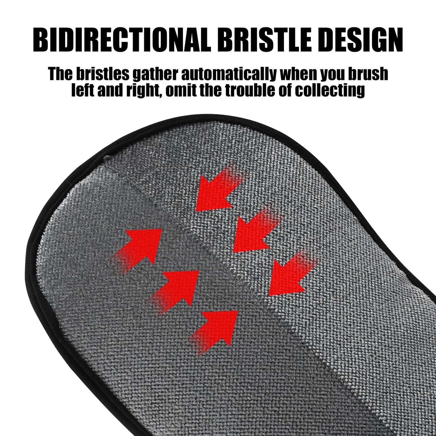 Reusable Double-Sided Static Removal Grooming Gloves - Pet Hair Remover for Carpets