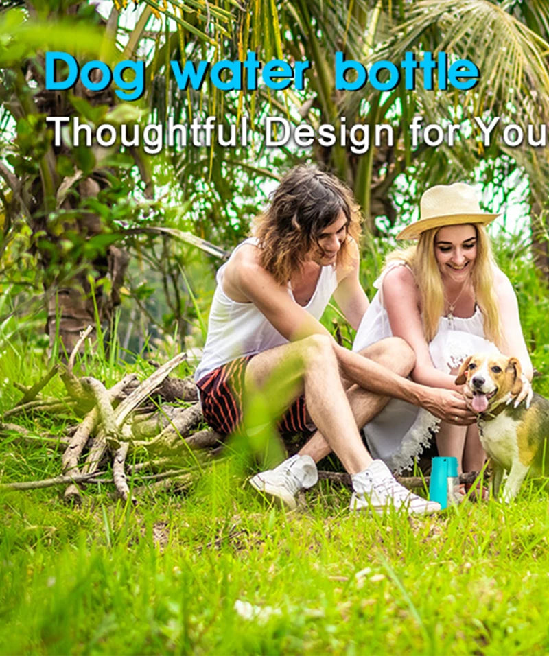 Original Design 300 ml Portable Pet Dog Water  Bottle for Walking Feeder for Dogs Folded Bottle Water Dispenser