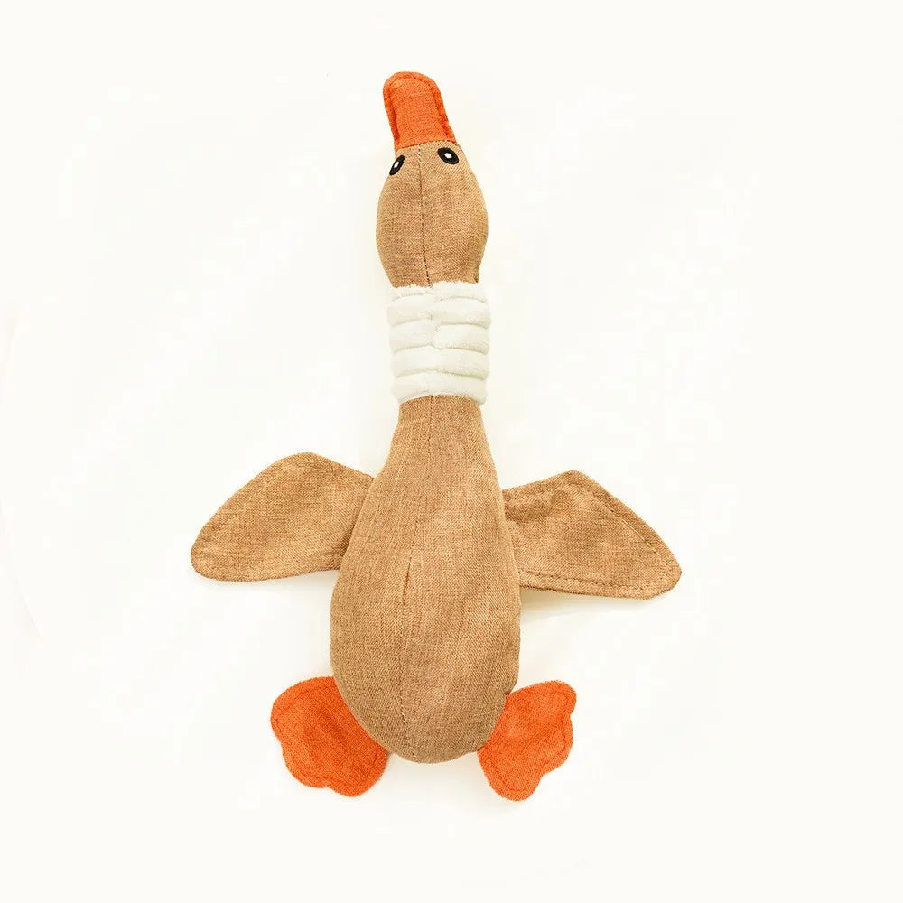Geese Sound Pet Toy - Bite-Resistant, Teeth Cleaning Toy for Dogs & Cats
