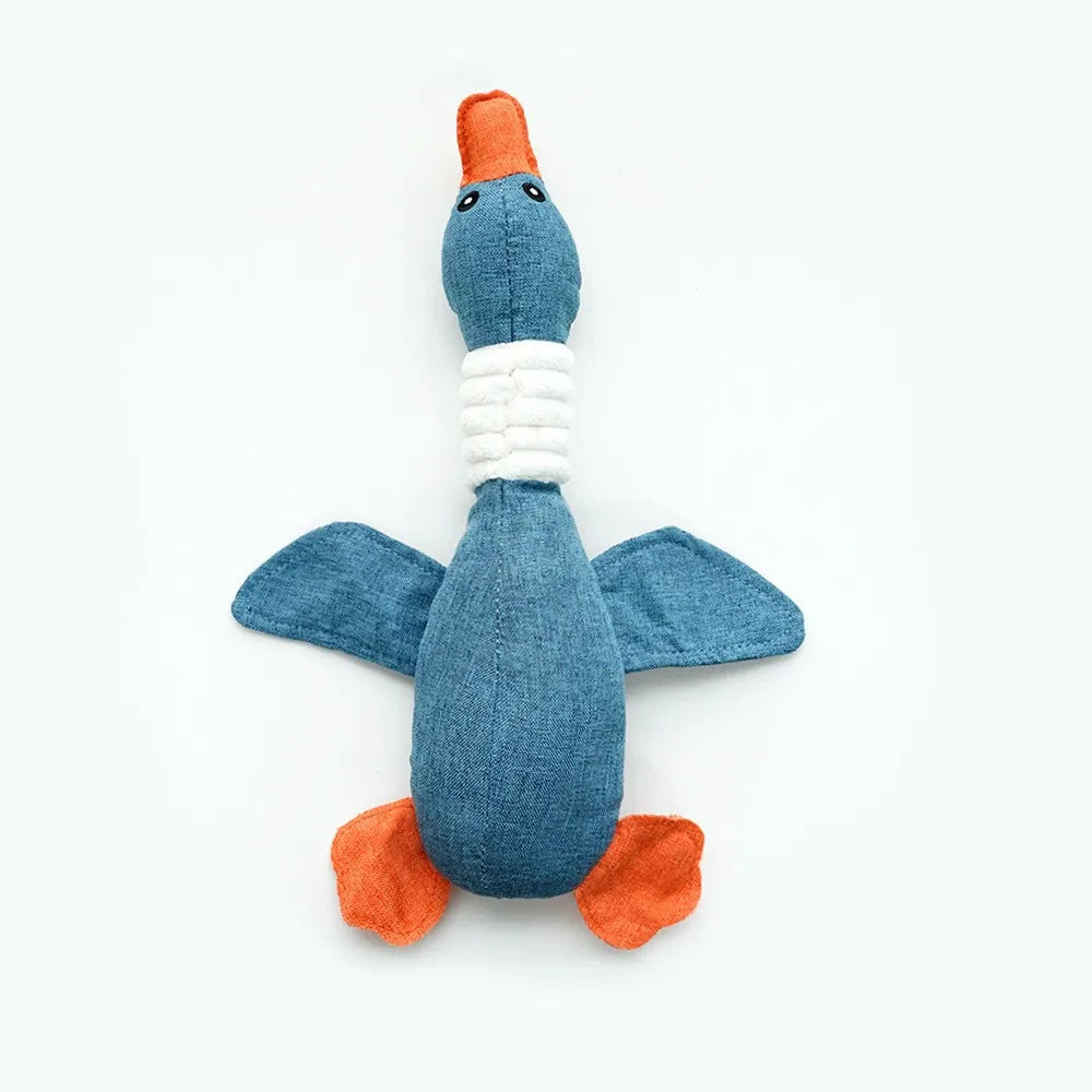 Geese Sound Pet Toy - Bite-Resistant, Teeth Cleaning Toy for Dogs & Cats