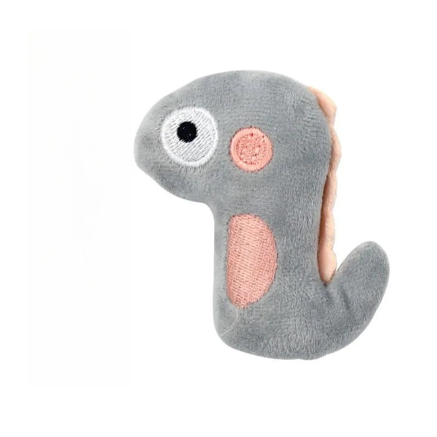 Cute Plush Cat Chew Toy - Cartoon Molar Bite & Interactive Play