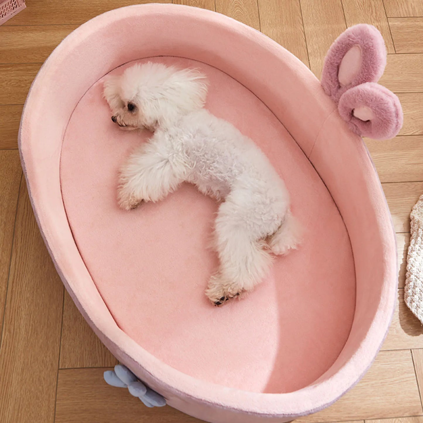 Detachable Washable Soft Pet Bed - All-Season Comfort