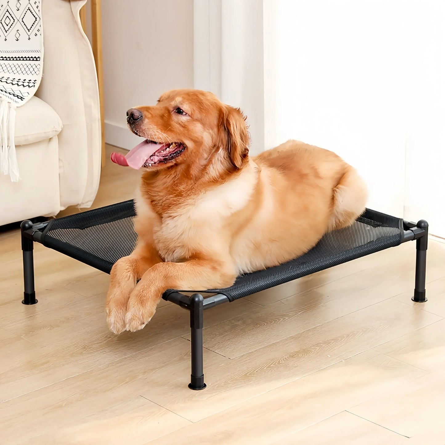 Folding Portable Pet Bed - Washable All-Season Dog & Cat Camping Bed
