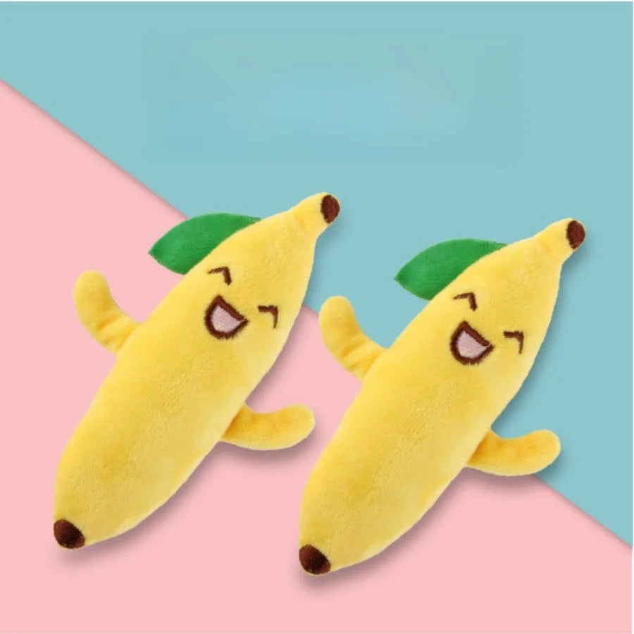 Cute Plush Cat Chew Toy - Cartoon Molar Bite & Interactive Play