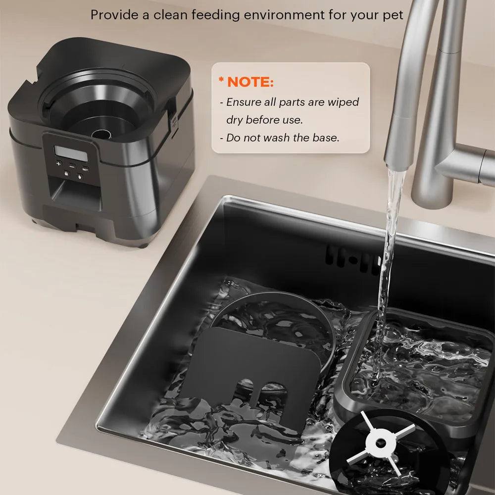 Smart Automatic Slow Feeder - Timed Quantitative Cat & Dog Food Dispenser