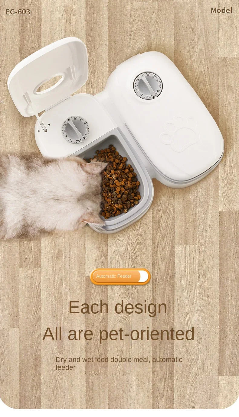 Smart 4L Automatic Pet Feeder - APP & WIFI Controlled for Dogs & Cats