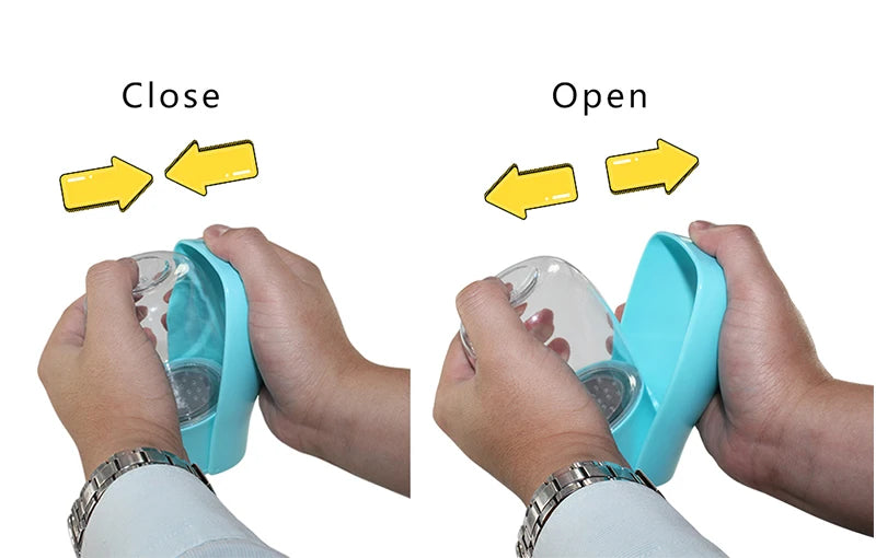 Original Design 300 ml Portable Pet Dog Water  Bottle for Walking Feeder for Dogs Folded Bottle Water Dispenser