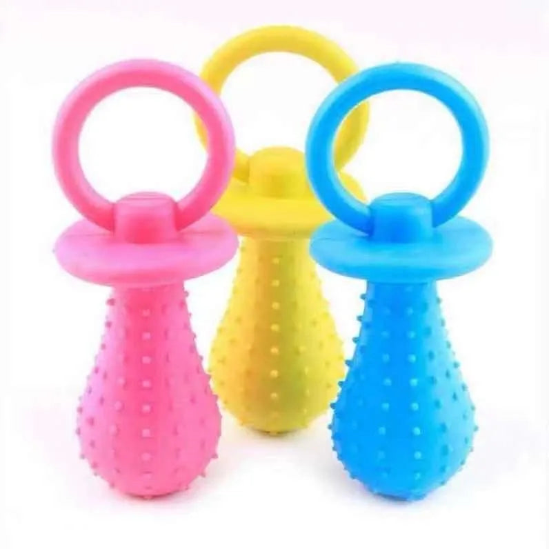 Rubber Chew Toy for Small Dogs - Bite-Resistant & Teeth Cleaning