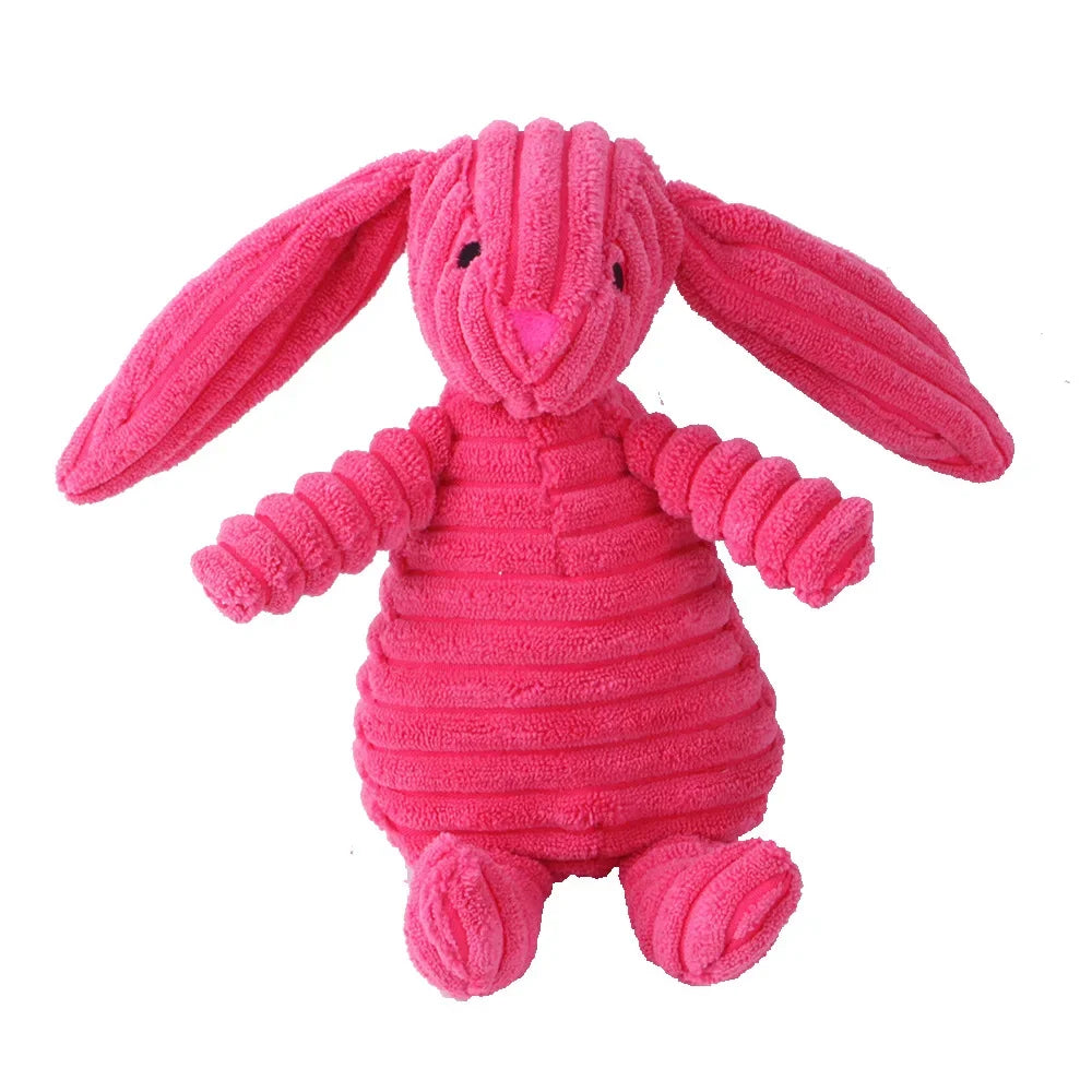 Plush Squeaky Dog Toy - Bite-Resistant Animal Toy for Puppies & Dogs