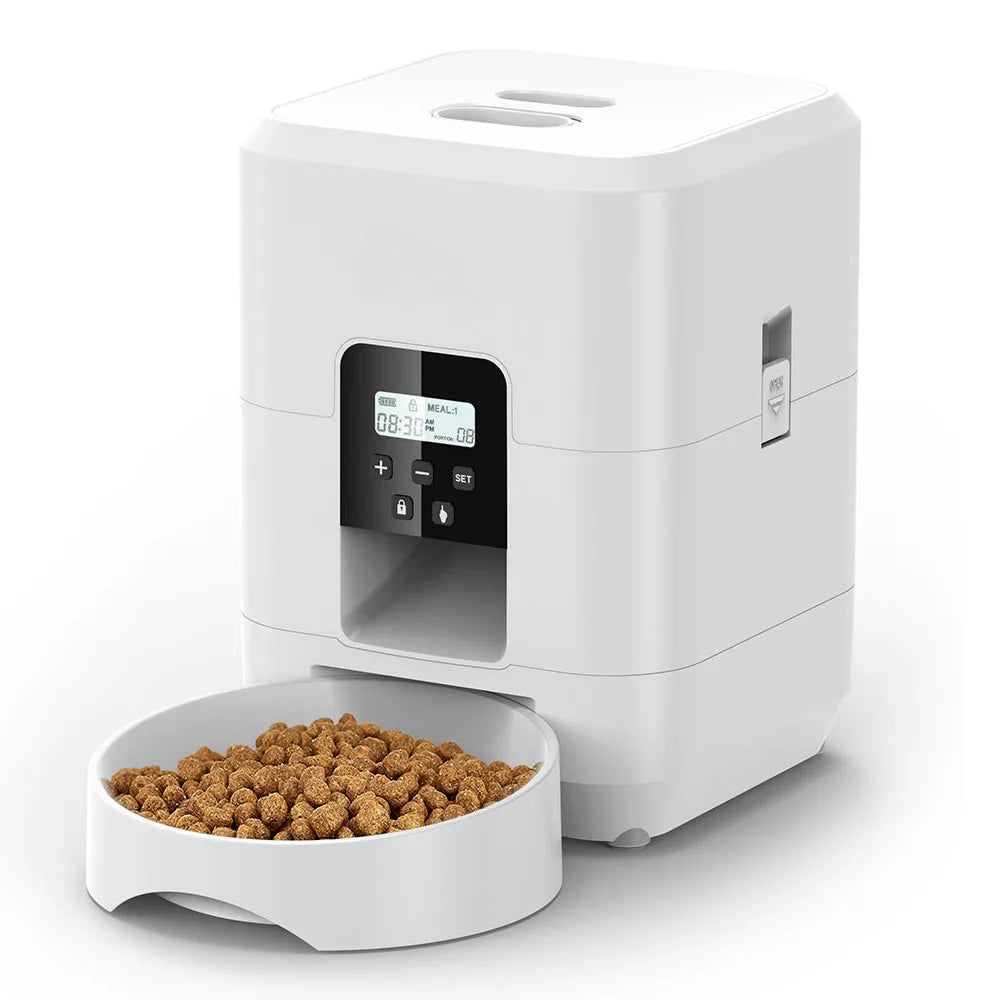 Smart Automatic Slow Feeder - Timed Quantitative Cat & Dog Food Dispenser