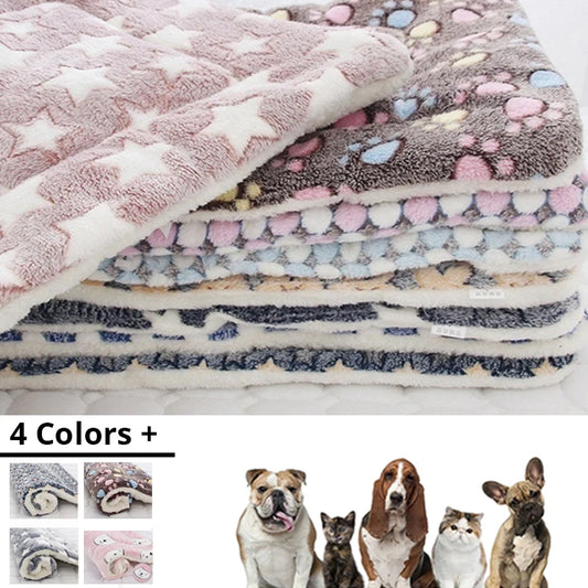 Soft Thickened Pet Sleeping Mat - Washable Warm Fleece Blanket