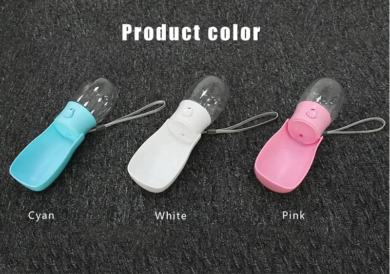 Original Design 300 ml Portable Pet Dog Water  Bottle for Walking Feeder for Dogs Folded Bottle Water Dispenser