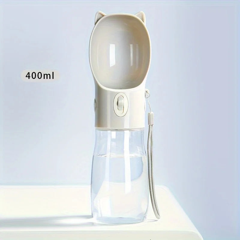 Portable Dog Water Bottle - Leakproof Pet Drinking Bottle with Bowl for Travel and Outdoor Activities