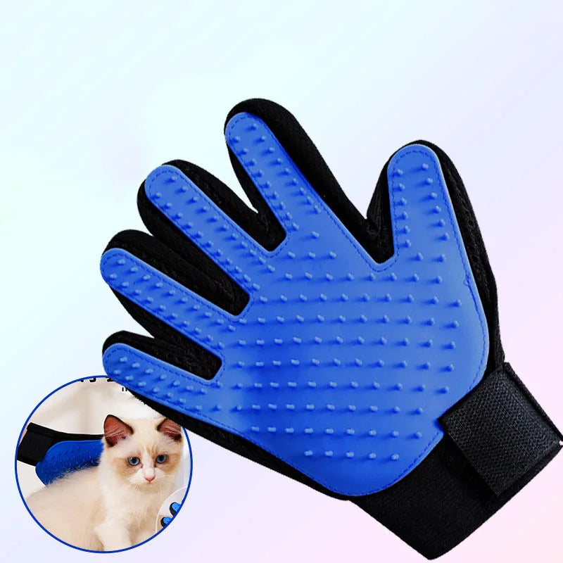 Pet Grooming Glove - Deshedding Brush & Massage Tool for Cats & Dogs