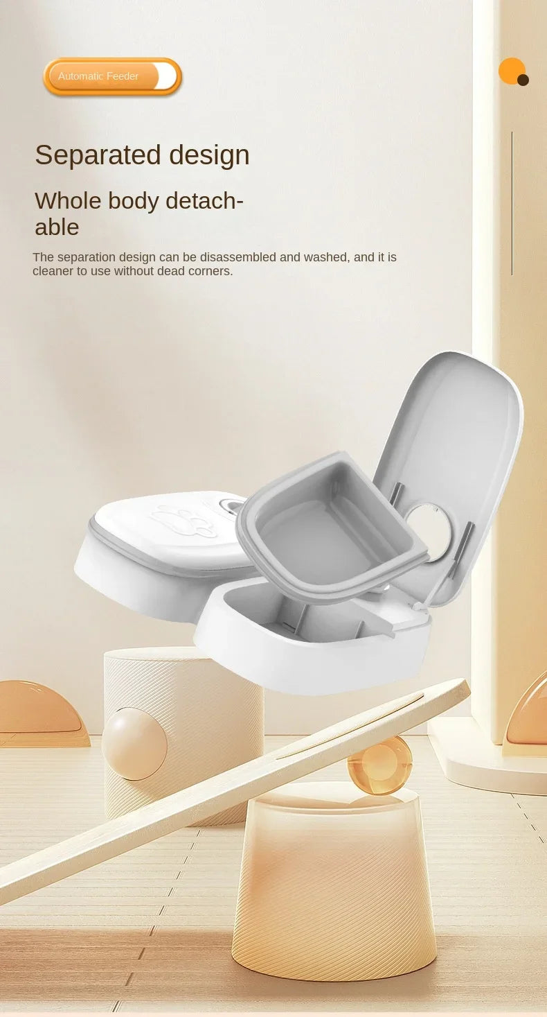 Smart 4L Automatic Pet Feeder - APP & WIFI Controlled for Dogs & Cats