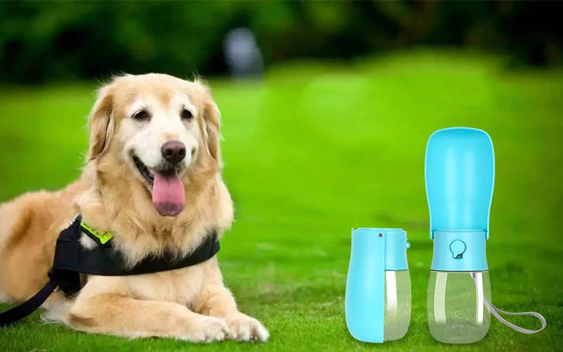 Original Design 300 ml Portable Pet Dog Water  Bottle for Walking Feeder for Dogs Folded Bottle Water Dispenser