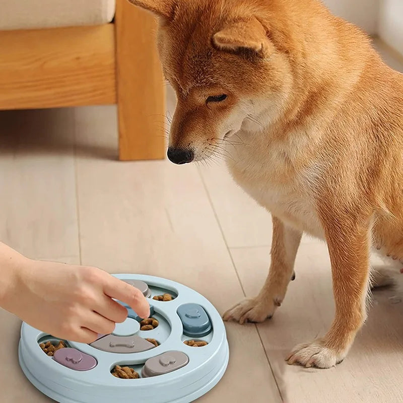 Interactive Slow Feeder Toy - Dog Training & Boredom Relief Bowl