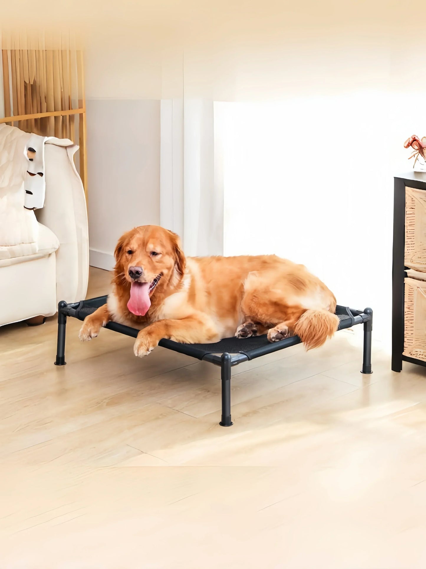 Folding Portable Pet Bed - Washable All-Season Dog & Cat Camping Bed