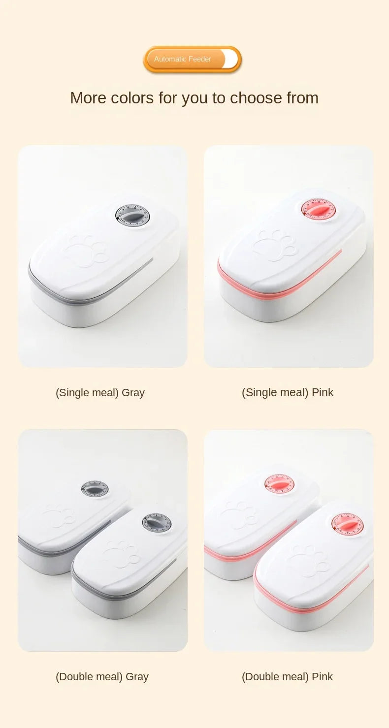 Smart 4L Automatic Pet Feeder - APP & WIFI Controlled for Dogs & Cats