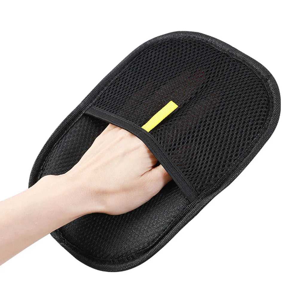 Static Dedusting Pet Grooming Gloves - Hair Remover for Dog & Cat