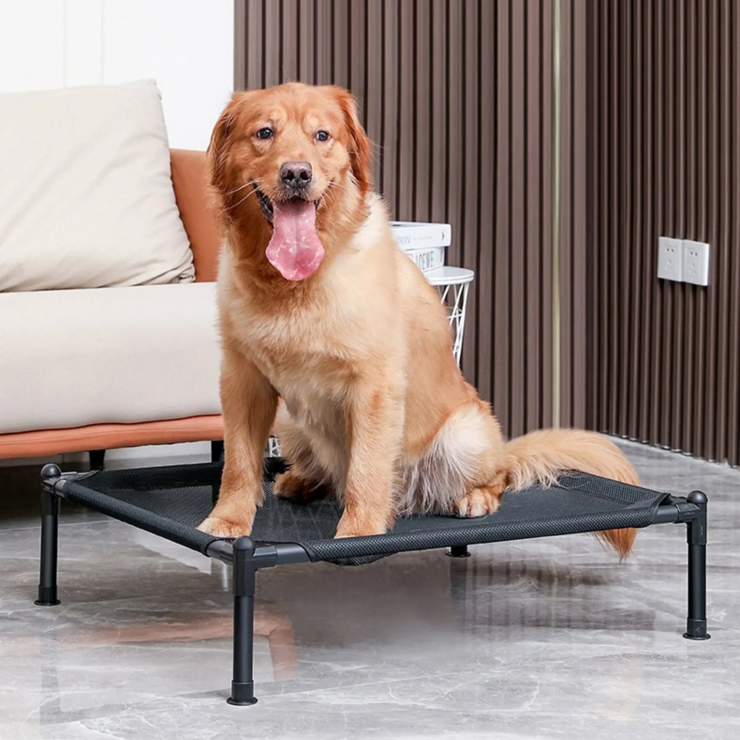 Folding Portable Pet Bed - Washable All-Season Dog & Cat Camping Bed