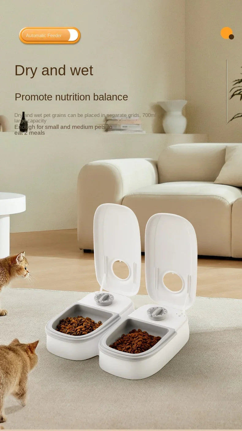 Smart 4L Automatic Pet Feeder - APP & WIFI Controlled for Dogs & Cats