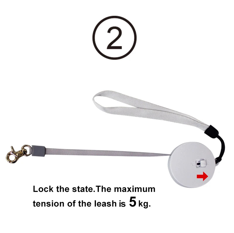 Retractable 2M Dog Leash Automatic Freely Dog Puppy Cat Traction Rope Belt Dog Leash