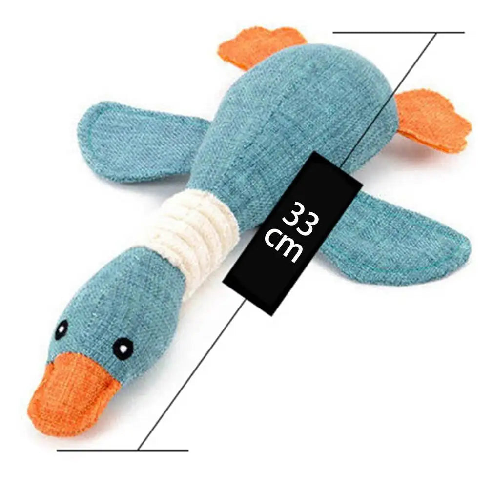 Geese Sound Pet Toy - Bite-Resistant, Teeth Cleaning Toy for Dogs & Cats