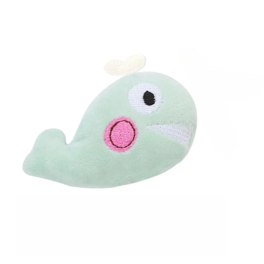 Cute Plush Cat Chew Toy - Cartoon Molar Bite & Interactive Play
