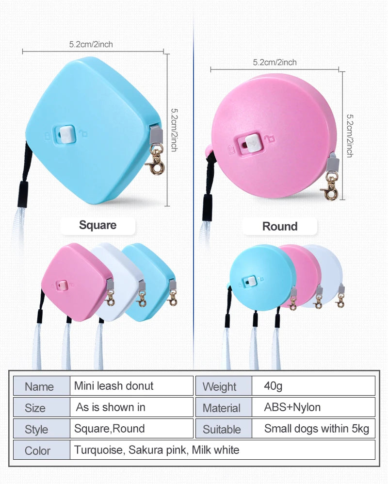 Retractable 2M Dog Leash Automatic Freely Dog Puppy Cat Traction Rope Belt Dog Leash