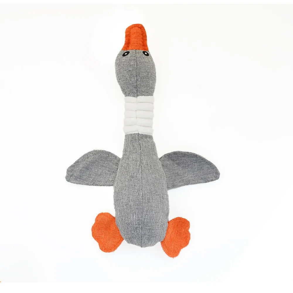 Geese Sound Pet Toy - Bite-Resistant, Teeth Cleaning Toy for Dogs & Cats